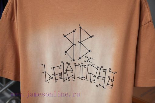 BALELE Balenciaga 25SS Early Spring New Style Three Dimensional Thick Edition Letter Short Slee l2io9kaf - Image 8