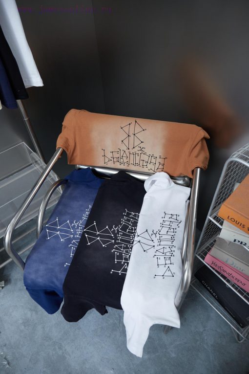 BALELE Balenciaga 25SS Early Spring New Style Three Dimensional Thick Edition Letter Short Slee l2io9kaf - Image 10