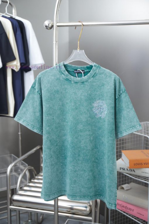 Ch * Ome Hearte 25SS Early Spring New Collection Kroheart Logo Hot Diamond Short SleeveLight Lu pxkksfjs - Image 2