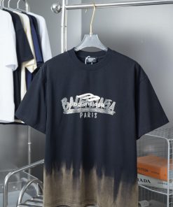 BALELE Balenciaga 25SS Early Spring New Collection Letter Logo Hot Diamond Short SleeveLight Lu rs0ybgws