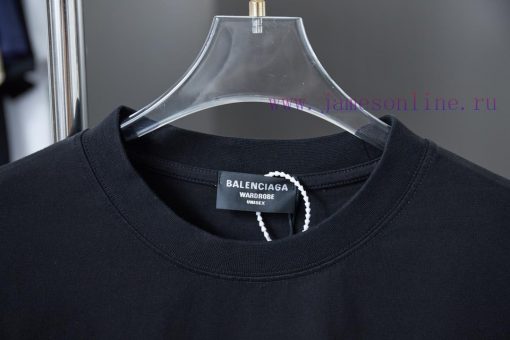 BALELE Balenciaga 25SS Early Spring New Collection Letter Logo Hot Diamond Short SleeveLight Lu ll7jntnp - Image 4