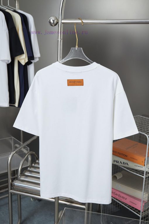 LV Louis Vuitton 25SS Early Spring New Collection Lv Letter Hot Diamond Short SleeveLight Luxur 3kzik615 - Image 3