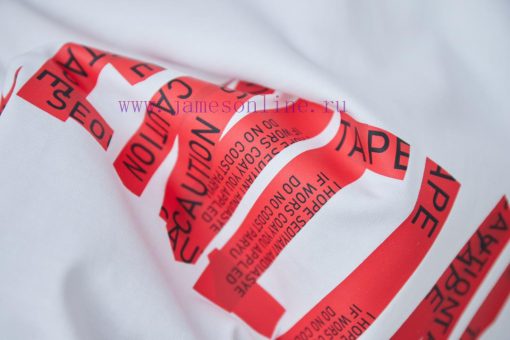 Balenciaga 25SS Early Spring New Red Pattern Paper Printed Short SleeveLight Luxury Fashion Is fvxqsroj - Image 7