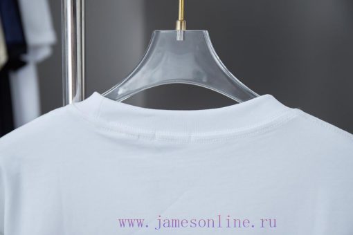 Burberry Home 2025ss New T-shirt Cross Embroidered Equestrian Short SleeveLight Luxury Fashion 2vj30slg - Image 8