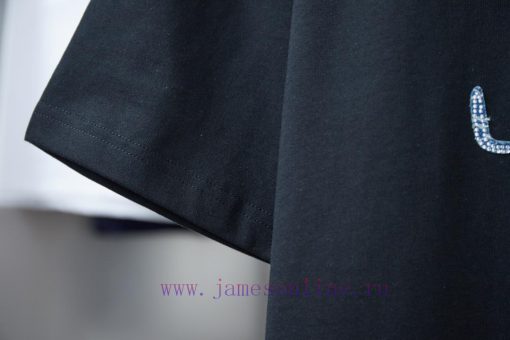 LV Louis Vuitton 25SS Early Spring New Three-dimensional Silicone Lv Letter Short Sleeved Shirt w8m6qavm - Image 6