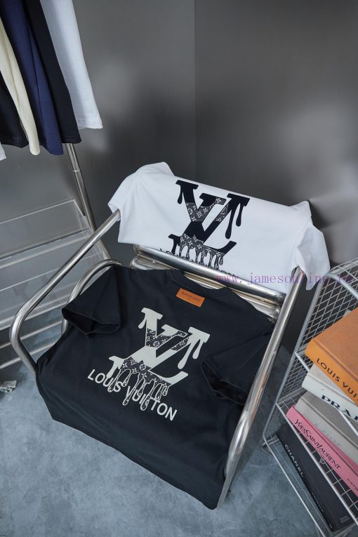 LV Louis Vuitton 25SS Early Spring New Three-dimensional Thick Plate Splicing Lv Letter Short S tcdw2te2 - Image 9
