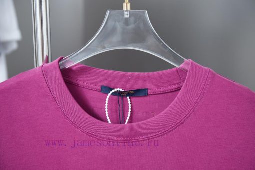 LV Louis Vuitton 25SS Early Spring New Earth Hot Diamond Lv Letter Printed Short SleeveLight Lu dgivqxo4 - Image 4