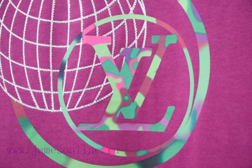 LV Louis Vuitton 25SS Early Spring New Earth Hot Diamond Lv Letter Printed Short SleeveLight Lu dgivqxo4 - Image 6