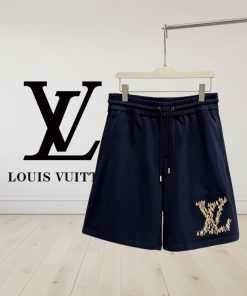 [High Quality] Louis Vuitton 400g Pure Cotton Looped Fabric Shorts With Sailboat Logo Embroider btxj4lby
