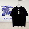 Burberry 25ss Back Circle Warhorse Foam Printed Short Sleeved T-shirtSelect Washed And Combed C dbmqugt3