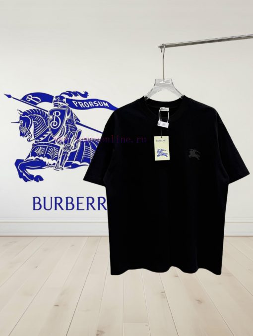 Burberry 25ss Back Circle Warhorse Foam Printed Short Sleeved T-shirtSelect Washed And Combed C dbmqugt3