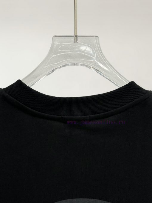 Burberry 25ss Back Circle Warhorse Foam Printed Short Sleeved T-shirtSelect Washed And Combed C dbmqugt3 - Image 8