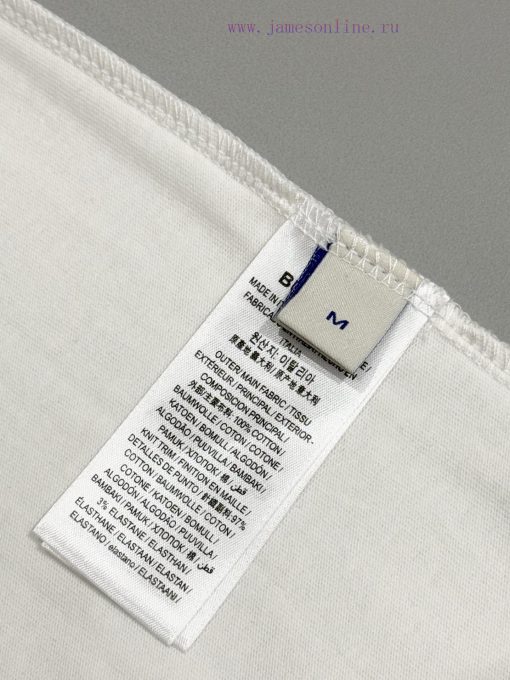 Burberry 25ss Back Circle Warhorse Foam Printed Short Sleeved T-shirtSelect Washed And Combed C ksiepst9 - Image 9