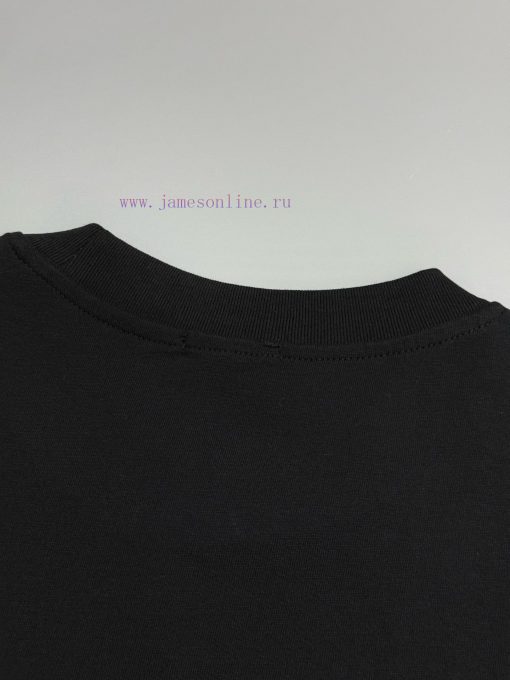 Burberry Round Neck Short Sleeved T-shirtThe Brand Logo Is Created Using The Cross Stitch Embro yo17o2rh - Image 8