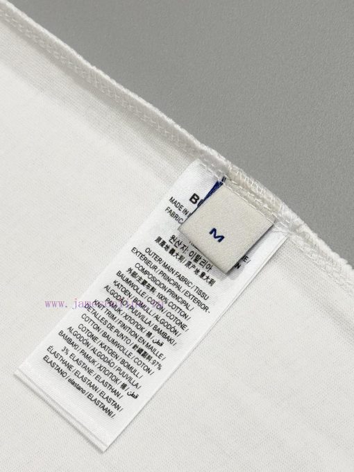 Burberry Round Neck Short Sleeved T-shirtThe Brand Logo Is Created Using The Cross Stitch Embro a8c7z7c6 - Image 9