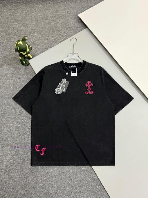 [] 𝗖𝗵𝗿𝗼𝗺𝗲𝗛𝗲𝗮𝗿𝘁𝘀 Kroc Heart SS25 Cross Patch Embroidery Summer New Original Single American Pick enjkicgo