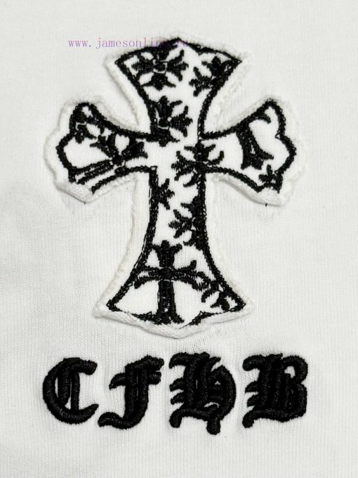 [] 𝗖𝗵𝗿𝗼𝗺𝗲𝗛𝗲𝗮𝗿𝘁𝘀 Kroc Heart SS25 Cross Patch Embroidery Summer New Original Single American Pick hc8ir57v - Image 5