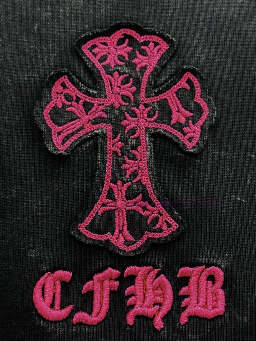 [] 𝗖𝗵𝗿𝗼𝗺𝗲𝗛𝗲𝗮𝗿𝘁𝘀 Kroc Heart SS25 Cross Patch Embroidery Summer New Original Single American Pick cmm6igh5 - Image 6