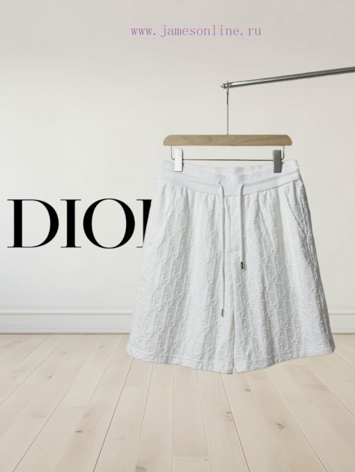 Dior 25s New Original Shorts 🩳 Customized Towel Material With Letter Jacquard For Both Men And stap6l0v