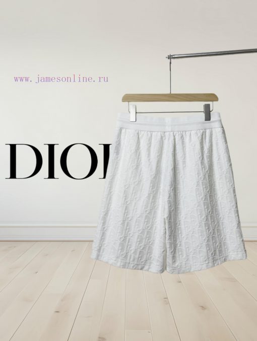 Dior 25s New Original Shorts 🩳 Customized Towel Material With Letter Jacquard For Both Men And stap6l0v - Image 3