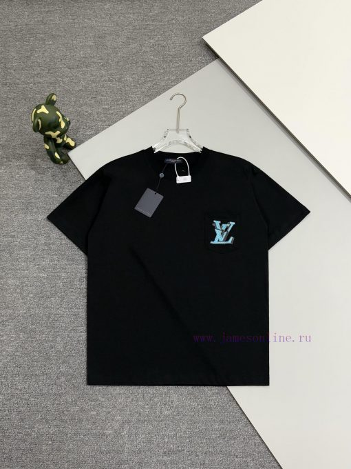 [High Quality] Louis Vuitton 25ss Spring/Summer Collection Features Embroidered Logo On The Che v7bnih8z - Image 2