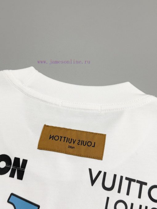 [High Quality] Louis Vuitton 25ss Spring/Summer Collection Features Embroidered Logo On The Che gda5tm85 - Image 8