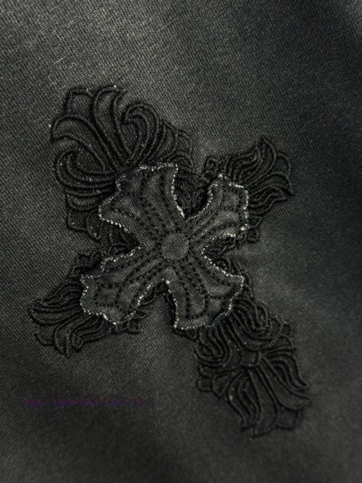 [] Kroxin 𝗖𝗵𝗿𝗼𝗺𝗲𝗛𝗲𝗮𝗿𝘁𝘀 25ss Cross Embroidered Summer New Original Single American Pickled Old L xgebc4he - Image 7