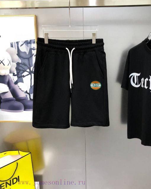 Gucci SS New Original Men's Casual Shorts Official Website Latest Release High-end Quality Simp vf1tty4c - Image 3
