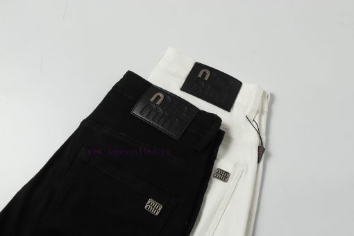 Miu Miu 2025ss New Product~Super Fashionable New Denim Denim Series Cool And Cool On The Upper 3dpqnsq9 - Image 4