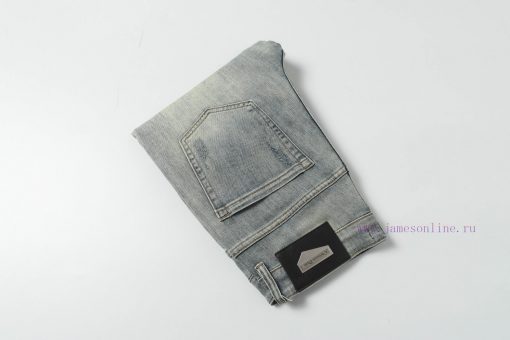 Dior 2025ss Spring/Summer New Men's Jeans And Shorts Selected Imported Denim Denim Fabric Heavy oy638wcu - Image 4