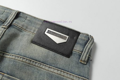 Dior 2025ss Spring/Summer New Men's Jeans And Shorts Selected Imported Denim Denim Fabric Heavy oy638wcu - Image 5