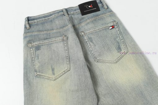 TB 2025 Summer New Men's Jeans And Shorts Crafted With High Quality Customization Fabric Breath 268iab1y - Image 7
