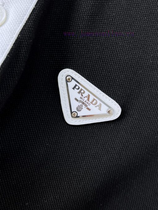Prada 25ss New High-quality Short Sleeved Polo Shirt With A CollarCorrect Top-level Replication bepbr773 - Image 8