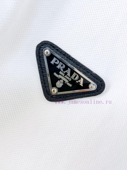 Prada 25ss New High-quality Short Sleeved Polo Shirt With A CollarCorrect Top-level Replication sngldpq1 - Image 5