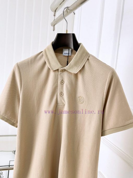 Burberry 25ss New High-quality Short Sleeved Polo Shirt With A CollarCorrect Top-level Replicat xd3xsrcn - Image 4