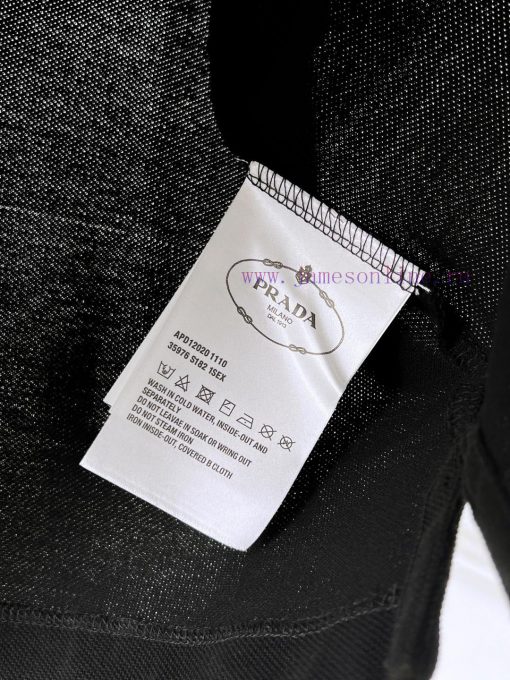 Prada 25ss New High-quality Short Sleeved Polo Shirt With A CollarCorrect Top-level Replication bepbr773 - Image 10