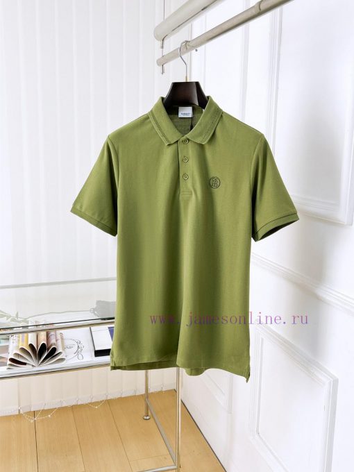 Burberry 25ss New High-quality Short Sleeved Polo Shirt With A CollarCorrect Top-level Replicat 6max07vg