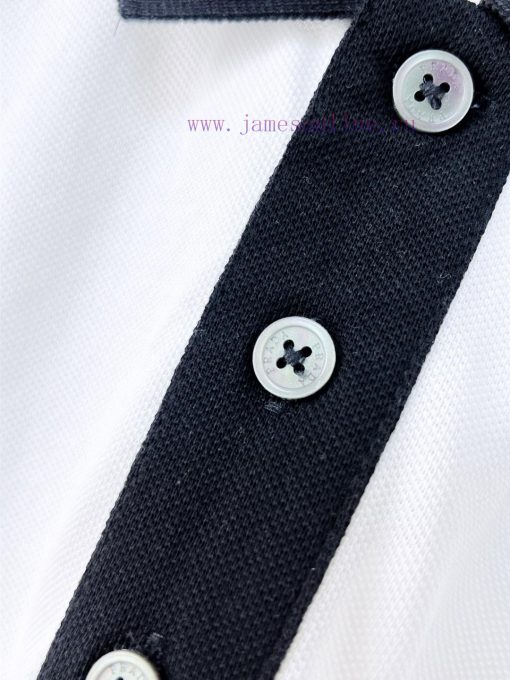 Prada 25ss New High-quality Short Sleeved Polo Shirt With A CollarCorrect Top-level Replication sngldpq1 - Image 9