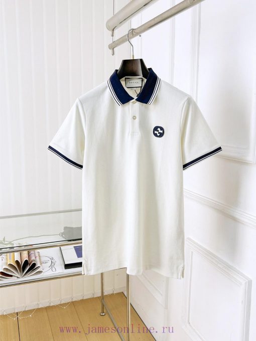 Gucci 25ss New High-quality Short Sleeved Polo Shirt With A CollarCorrect Top-level Replication q6szeghw - Image 2
