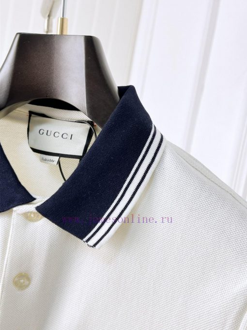 Gucci 25ss New High-quality Short Sleeved Polo Shirt With A CollarCorrect Top-level Replication q6szeghw - Image 5