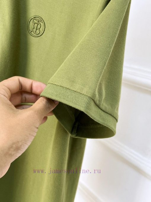 Burberry 25ss New High-quality Short Sleeved Polo Shirt With A CollarCorrect Top-level Replicat 6max07vg - Image 9