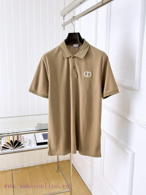 Dior 25ss New High-quality Short Sleeved Polo Shirt With A CollarCorrect Top-level Replication 8besx9fs - Image 2