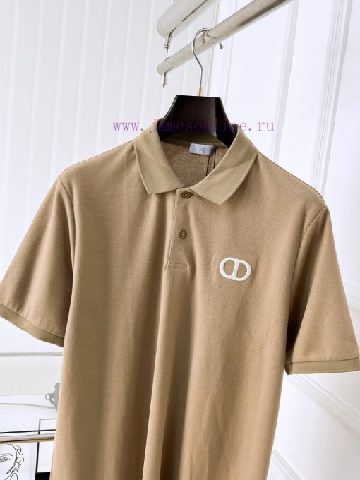 Dior 25ss New High-quality Short Sleeved Polo Shirt With A CollarCorrect Top-level Replication 8besx9fs - Image 4