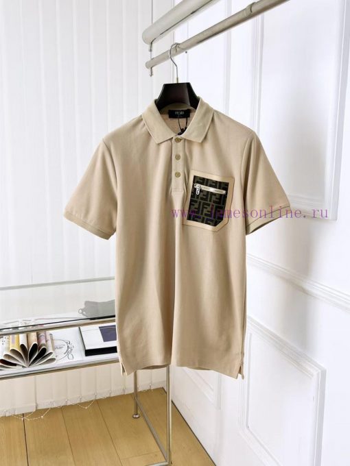 Fendi 25ss New High-quality Short Sleeved Polo Shirt With A CollarCorrect Top-level Replication eszuxnk9 - Image 2
