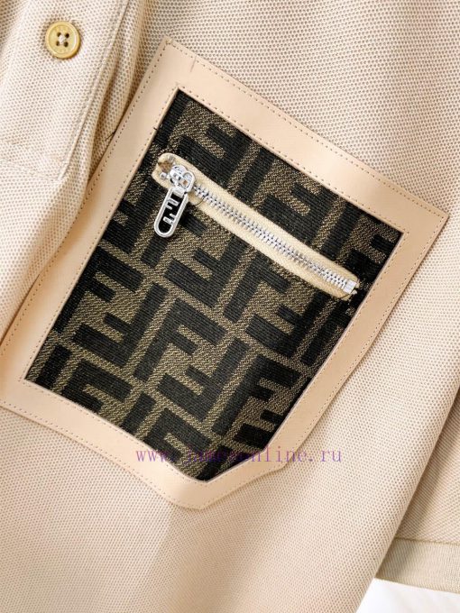 Fendi 25ss New High-quality Short Sleeved Polo Shirt With A CollarCorrect Top-level Replication eszuxnk9 - Image 6