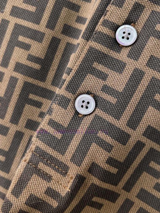Fendi 25ss New High-quality Short Sleeved Polo Shirt With A CollarCorrect Top-level Replication juzk8e4l - Image 9