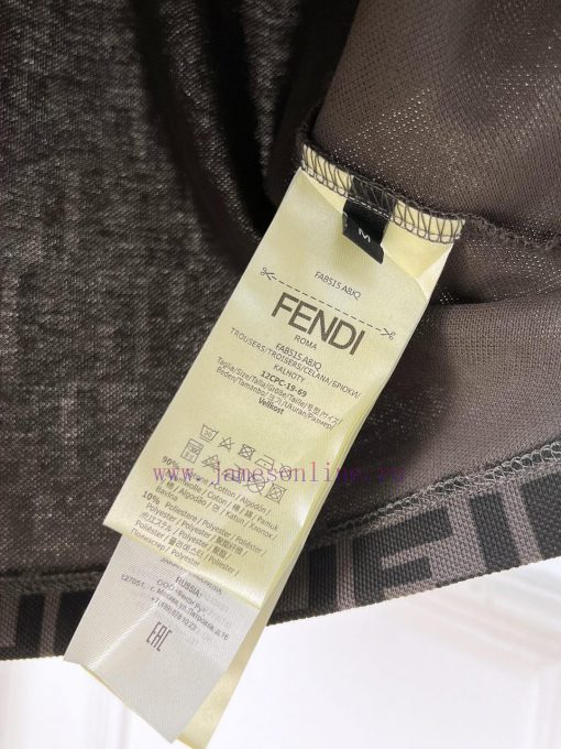 Fendi 25ss New High-quality Short Sleeved Polo Shirt With A CollarCorrect Top-level Replication eh1rnda4 - Image 9