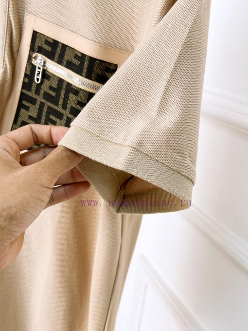 Fendi 25ss New High-quality Short Sleeved Polo Shirt With A CollarCorrect Top-level Replication eszuxnk9 - Image 8