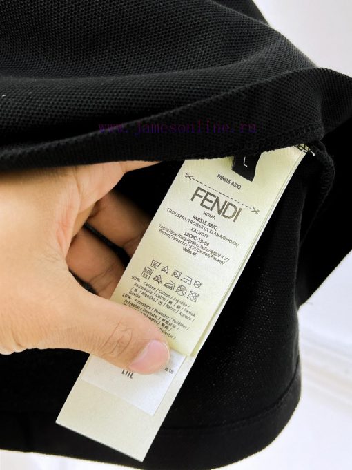 Fendi 25ss New High-quality Short Sleeved Polo Shirt With A CollarCorrect Top-level Replication k3of9fli - Image 7