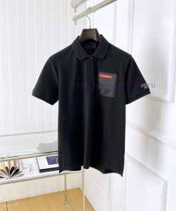 Prada 25ss New High-quality Short Sleeved Polo Shirt With A CollarCorrect Top-level Replication 3m8ss40h